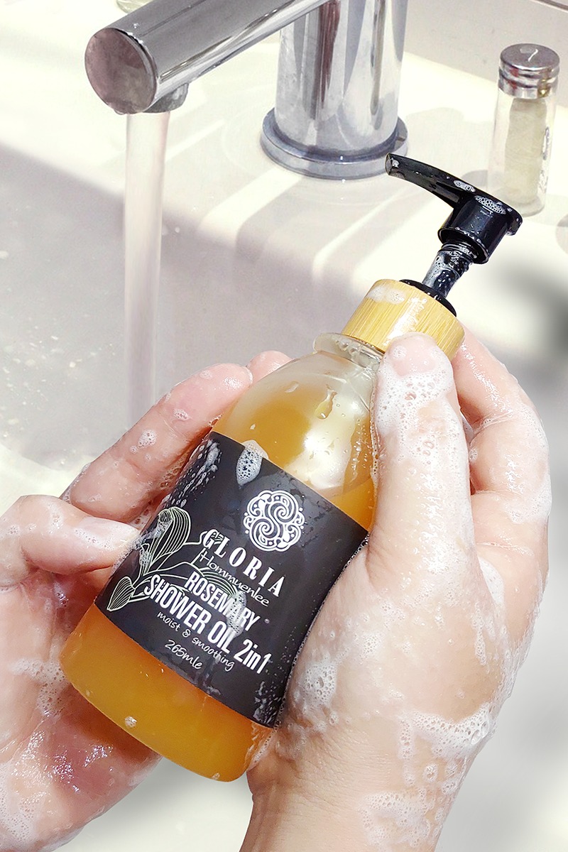 泰國 hommuenlee gloria 草本迷迭香氛沐浴膠 265ml