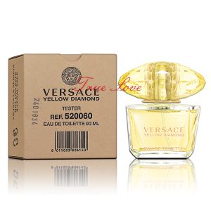 versace 凡賽斯 香愛黃鑽女性淡香水 90ml tester 環保包裝