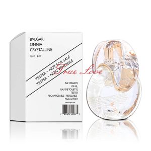 bvlgari 寶格麗 omnia crystalline 晶澈女性淡香水 100ml tester 環保包裝